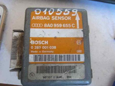 ЭБУ Электронный блок управления Airbag SRS Bosch 0 285 001 038 0285001038 8A0959655C 8A0959655 C 8A0 959 655 C Audi A4 B5 Ауди А4 Б5 год 1994 1995 1996 1997 1998 1999  (010559)
