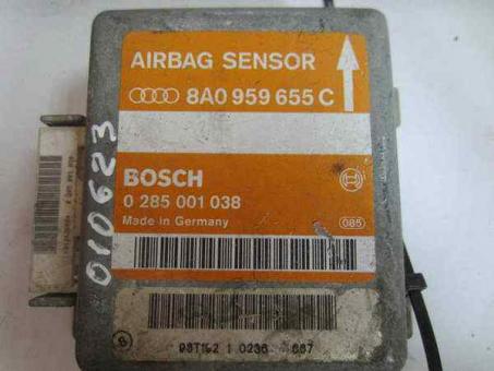 ЭБУ Электронный блок управления Airbag SRS Bosch 0 285 001 038 0285001038 8A0959655C 8A0959655 C 8A0 959 655 C Audi A4 B5 Ауди А4 Б5 год 1994 1995 1996 1997 1998 1999  (010623)