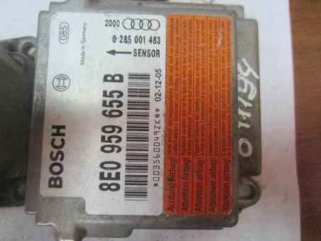 ЭБУ Электронный блок управления airbag Bosch 0 285 001 483 0285001483 8E0 959 655 B 8E0959655B Audi A4 B6 1.9 D Ауди А4 Б6 1,9 Д год 2001 2002 2003 2004 2005 (011194)
