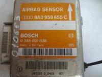 ЭБУ Электронный блок управления Airbag SRS Bosch 0 285 001 038 0285001038 8A0959655C 8A0959655 C 8A0 959 655 C Audi A4 B5 Ауди А4 Б5 год 1994 1995 1996 1997 1998 1999 (010663)